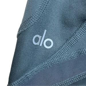 ALO Yoga High Waisted Blue Mesh Leggings Size XS